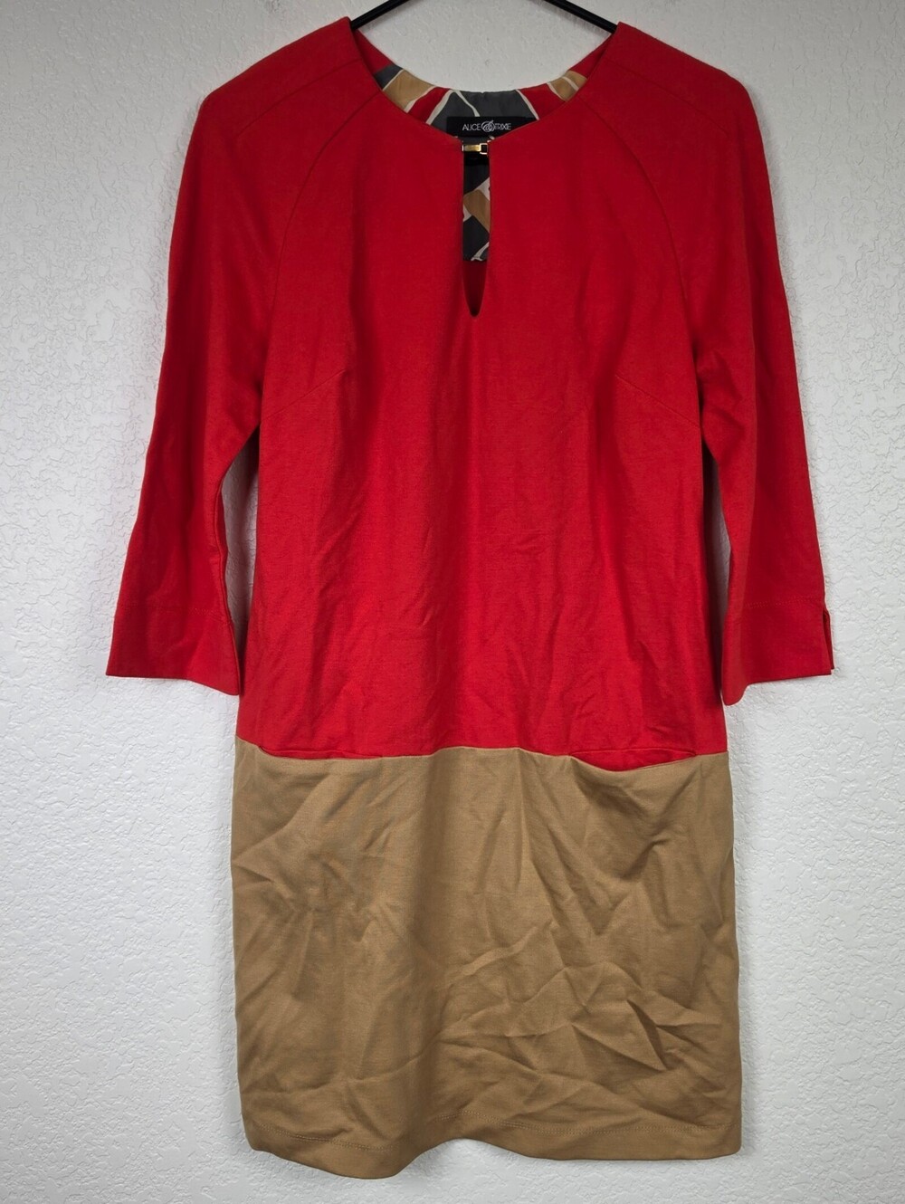 Alice & Trixie $350 Color Block Small Dress